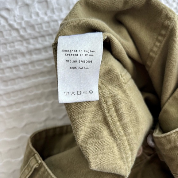 P&Co Service Fatigue Pants Olive 32x30 100% Cotton Twill Workwear Military-Look - Picture 4 of 6